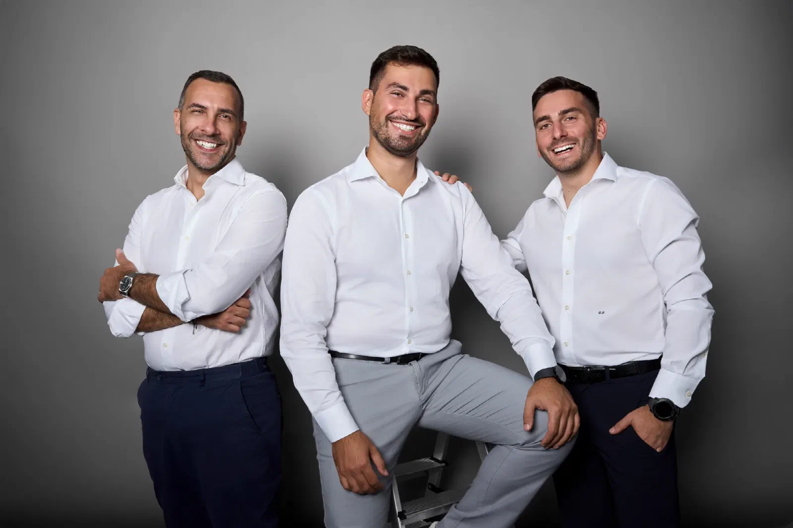 I tre soci fondatori di Fractal Studio